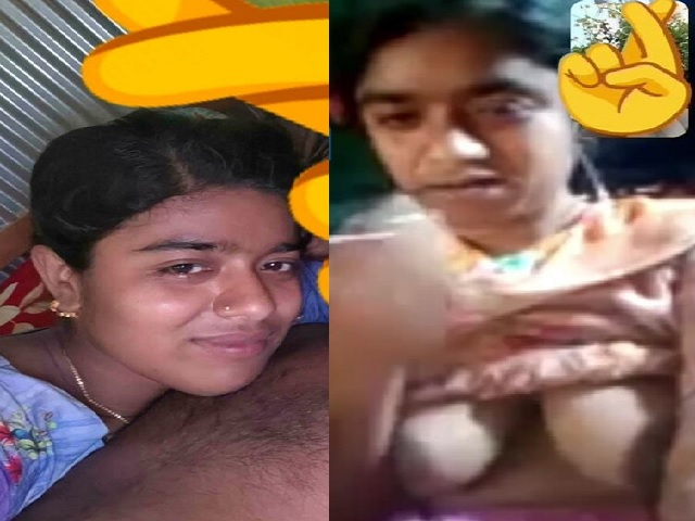 Village girl video call boobs showing recorded lover